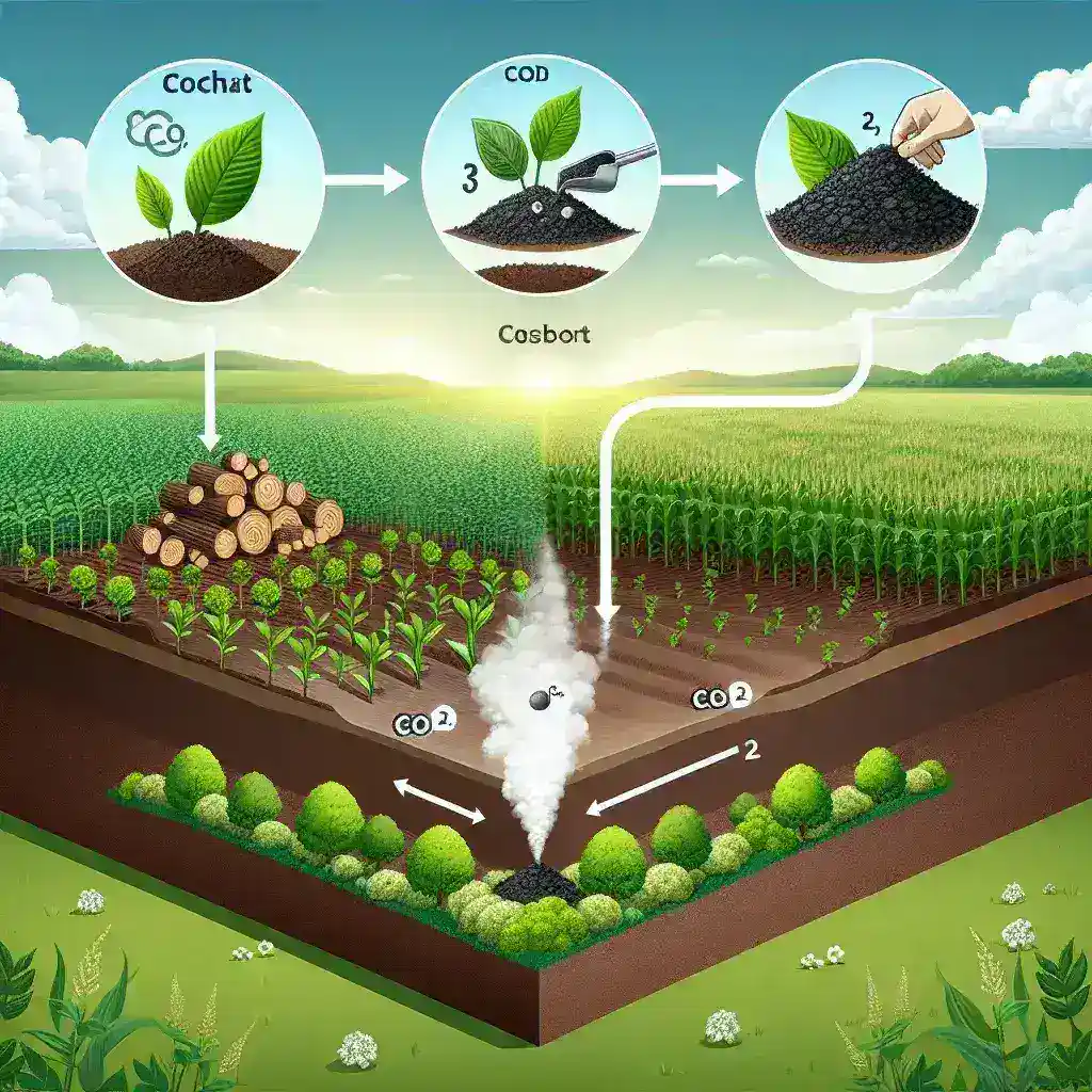 Biochar Carbon Sequestration Techniques Improve Soil Fertility While Capturing CO₂